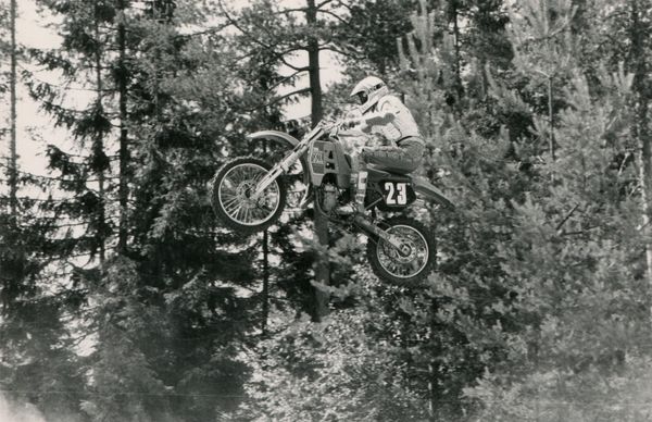 Kouvola SM 125cc 1989 Ari Nevala ja hyppy mestaruuteen